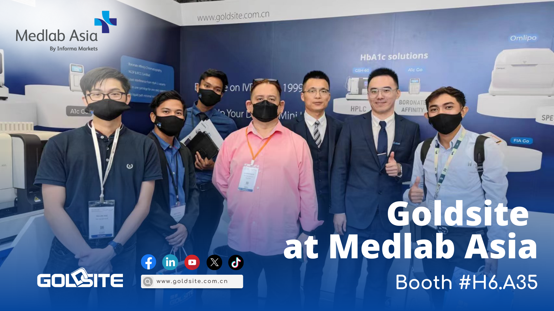 Goldsite Reflecting on a Remarkable Showcase at Medlab Asia 2023