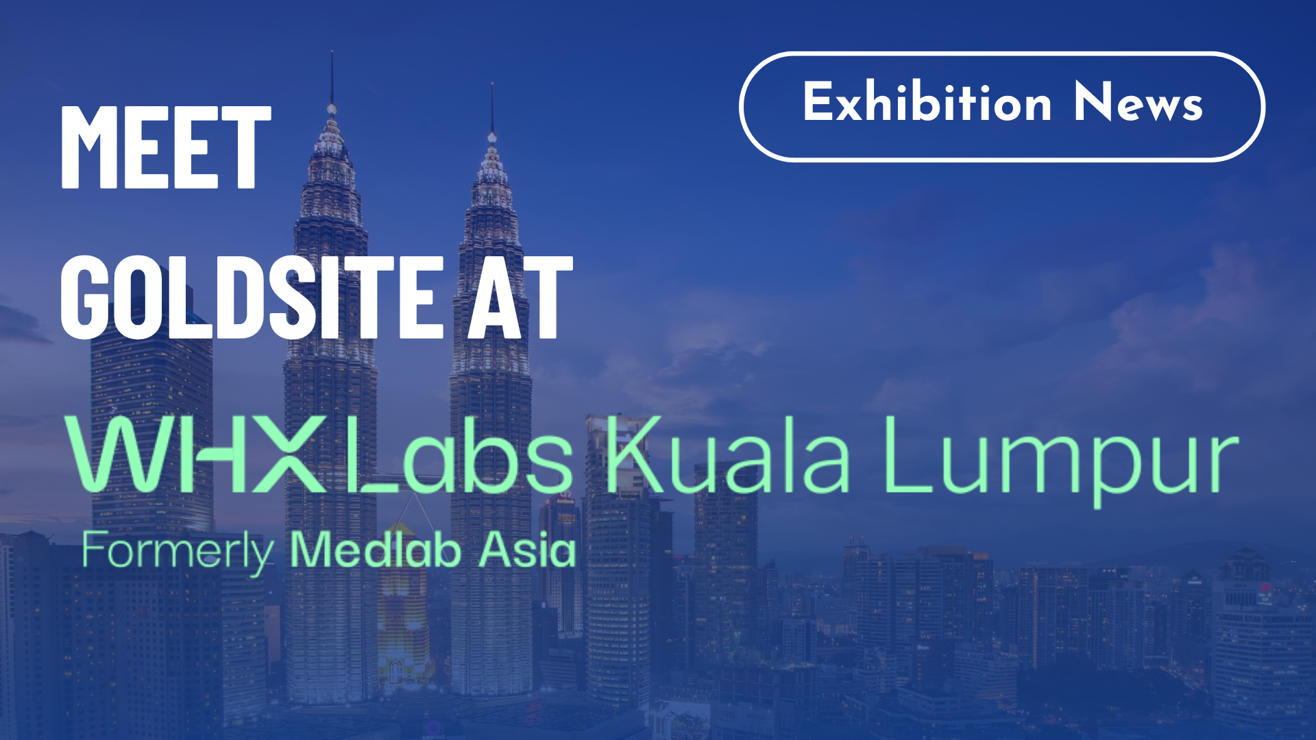 Goldsite Team at WHX Labs Kuala Lumpur Grand Opening Day