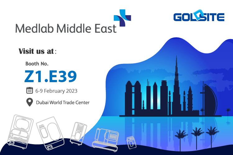  Invitation to Visit Goldsite Booth at Medlab Middle East 2023