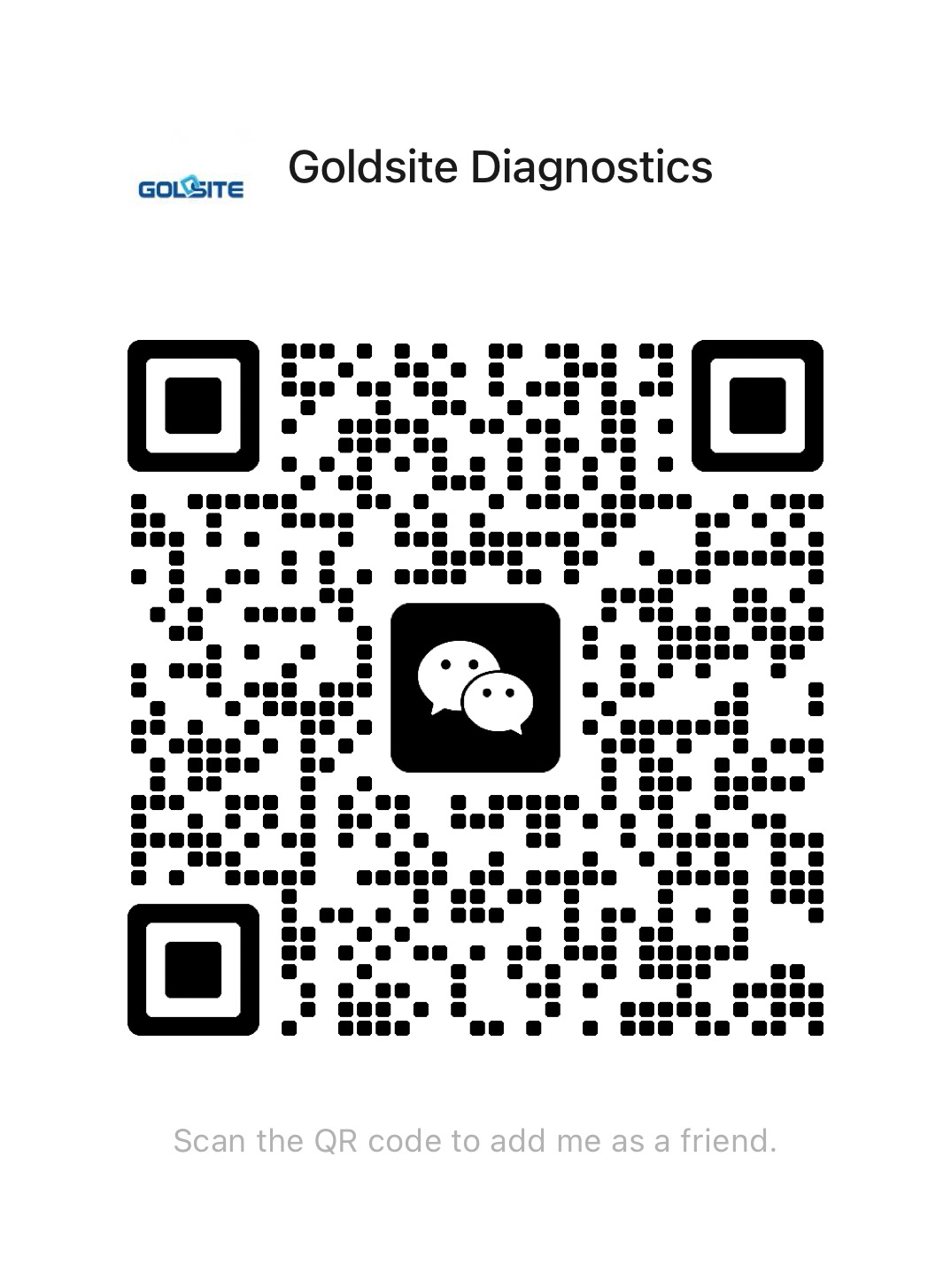 Scan to add wechat contact