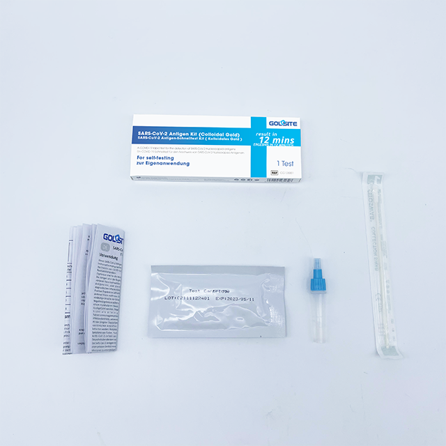 CE Marked English Deutsch COVID-19 Antigen Rapid Test Kit for Self-testing
